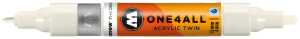 Molotow Acrylmarker ONE4ALL ACRYLIC TWIN 1,5-4mm, Nr. 229, naturweiss