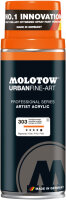 Molotow Spray UFA Artist Acrylic 400ml #303 zinnoberorange