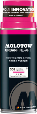 Molotow Spray UFA Artist Acrylic 400ml #308 primärmagenta