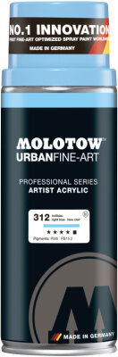 Molotow Spray UFA Artist Acrylic 400ml #312 hellblau