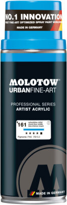 Molotow Spray UFA Artist Acrylic 400ml #161 schockblau mittel