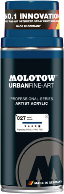 Molotow Spray UFA Artist Acrylic 400ml #027 petrol