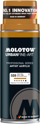 Molotow Spray UFA Artist Acrylic 400ml #328 umbra mittel