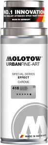 Molotow Sprühdose URBAN FINE-ART, Effect Lack 400ml, Nr. 416 chrom-effect