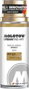 Molotow Sprühdose URBAN FINE-ART, Effect Lack 400ml, Nr. 417 gold-effect