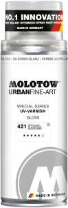 Molotow Sprühdose URBAN FINE-ART,UV-Varnish Klarlack 400ml,Nr. UV-Firnis glanz