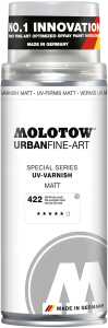 Molotow Sprühdose URBAN FINE-ART,UV-Varnish Klarlack 400ml, UV-Firnis matt