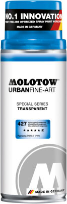 Molotow Spray UFA Transparent 400ml #427 schockblau transparent