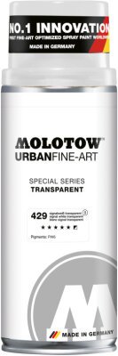 Molotow Spray UFA Transparent 400ml #429 signalweiß transparent