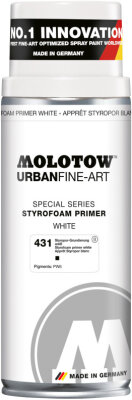 Molotow Spray UFA Styrofoam Primer 400ml #431 Styrofoam Primer