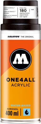 Molotow Spray One4All Acrylic 400ml #180 signalschwarz