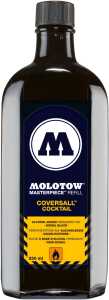 Molotow Nachfüllflasche COVERSALL Cocktail Alcohol, 250ml, signal black
