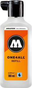Molotow Nachfüllflasche ONE4ALL ACRYLIC 180ml, Nr. 160, signalweiss