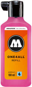 Molotow Nachfüllflasche ONE4ALL ACRYLIC 180ml, Nr. 217, neonpink