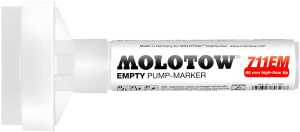 Molotow EMPTY Pump Marker 711EM Masterpiece Leermarker, 60mm