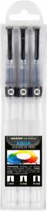 Molotow AQUA Squeeze Pen Basic-Set 1 je 1x 1, 3 und 4mm