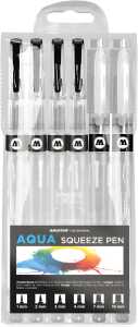Molotow AQUA Squeeze Pen Basic-Set 2 mit allen 6 Größen