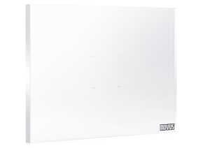 Novus Monitordummy, Acrylglas mit Logo Maße 531 x 299 x 12 mm