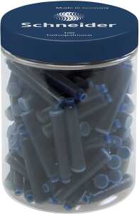 Schneider Standard-Tintenpatronen mitternachtsblau, Runddose 100 St.