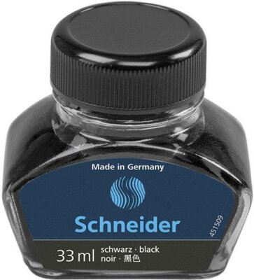 Schneider Tintenfass 33 ml schwarz, mit flüssiger Tinte