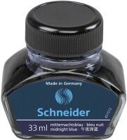 Schneider Tintenglas mitternachtsblau, 33 ml