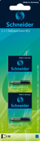 Schneider Rollerpatrone 852 blau Blister 2x5 Stück