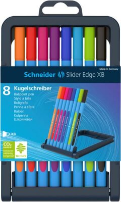 Schneider Kugelschreiber Slider Edge XB col. Stiftebox 8 Stück