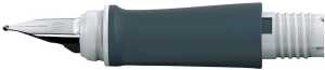 Schneider Vorderteil für Füller Ray weiß-dunkelgrau, Edelstahlfeder M