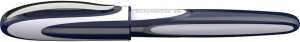 Schneider Tintenroller Ray tiefblau-hellgrau, Edelstahlspitze