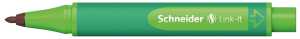 Schneider Faserschreiber Link-It topaz-brown, Strichstärke 1,0 mm