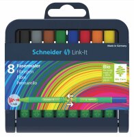 Schneider Fasermaler Link-It 1,0 sortiert Stiftebox 8...