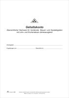 RNK Gehaltskontobuch A4 10Bl 1 Doppelseite 1Person 1Jahr