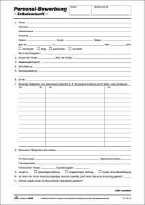 RNK Personalfragebogen A4 4002871293006