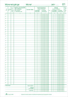 RNK Wareneingangsblock A4 2x50BL 3011 A4