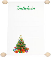 RNK Gutscheine Weihnachtsbaum DIN A6 Idee & Stil