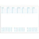 RNK Schreibunterlage 480x330mm 30Bl Office - Blanko/Kal....