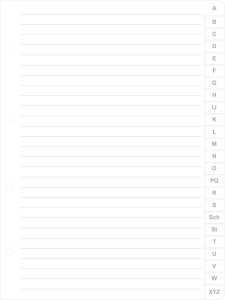 RNK Ringbuch Orient für A5 mit Register A-Z & 4 Ring-Mechanik