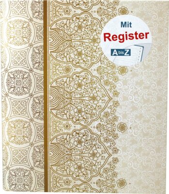 RNK Registerbücher, A5, Ringbuch Alhambra mit Register A-Z