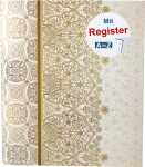 RNK Ringbuch Alhambra für A5 mit Register A-Z & 4 Ring-Mechanik