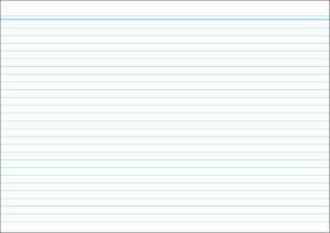 RNK Karteikarte A5 liniert weiß 100St blaue Kopflinie