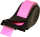 RNK Haftnotizrollen, 19mmx10 m, im Abroller, neonpink