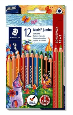 Staedtler Buntstift Noris jumbo 10+2 FSC 100%