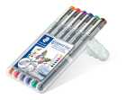 Staedtler pigment liner 0,3mm 6 Farben Box 4007817036747