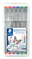 Staedtler pigment liner 0,3mm 6 Farben Box