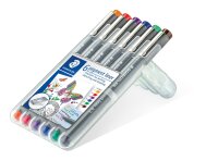 Staedtler pigment liner 0,3mm 6 Farben Box