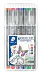 Staedtler pigment liner 0,5mm 6 Farben Box 4007817036761