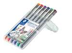 Staedtler pigment liner 0,5mm 6 Farben Box 4007817036761