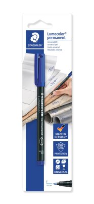 Staedtler Folienstift Lumocolor F perm bl BK