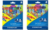 Staedtler Fasermaler 12ST Kartonetui