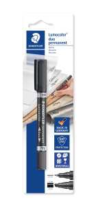 Staedtler Zweispitzmarker Lumocolor perm. BK 4007817186459